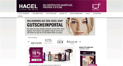 Desktop Screenshot of hagelshop-gutscheine.de